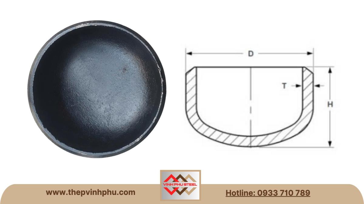 Chén hàn thép SCH20 SCH40 SCH80